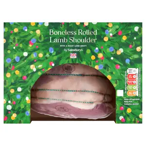 Sainsbury's Boneless Rolled Lamb Shoulder with a Roast Lamb Gravy