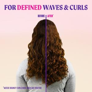Aussie Bouncy Curls Jojoba Macadamia Nut & Coconut Oils Hydrating Shampoo For Wavy & Curly Hair - gallery image 2