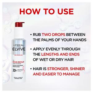 L'Oréal Paris Elvive Bond Repair Leave In Serum 150ml - gallery image 3