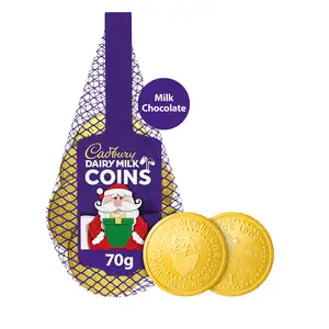 Cadbury Dairy Milk Chocolate Xmas Coins Bag 70g