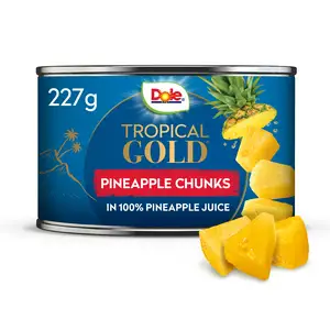 Dole Tropical Gold Premium Pineapple Chunks In Juice 227g