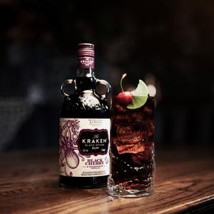 The Kraken Black Spiced Rum Black Cherry & Madagascan Vanilla 70cl - gallery image 2