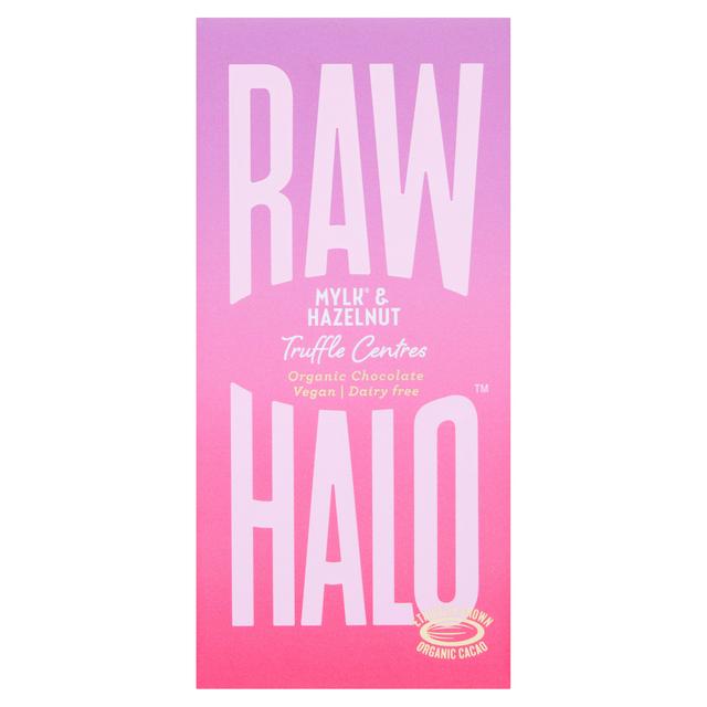 Raw Halo Mylk & Hazelnut Truffle Centres Organic Chocolate 90g - gallery image 1