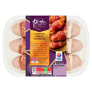 Sainsbury's Proper Pigs in Blankets, Taste the Difference x6 294g