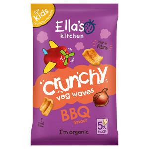 Ella's Kitchen Organic Crunchy BBQ Pea Crisps Kids Snack Mul...