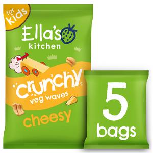 Ella's Kitchen Organic Crunchy Cheesy Pea Crisps Kids Snack Multipack 3+ Years 5x10g - gallery image 3