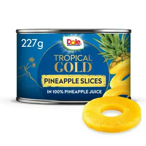 Dole Tropical Gold Premium Pineapple Slices In Juice 227g