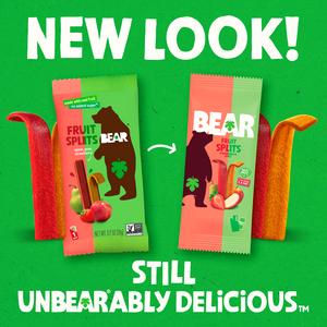 BEAR Fruit Splits Strawberry & Apple Multipack 5x20g - gallery image 2