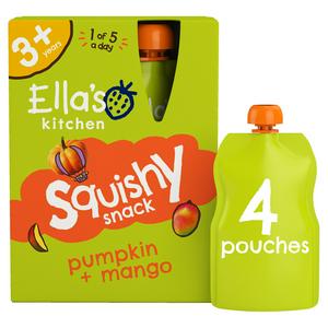Ella's Kitchen Organic Mango & Pumpkin Kids Snack Multipack ...