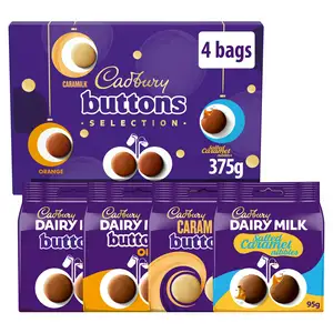 Cadbury Chocolate Buttons Mixed Selection Box 340g