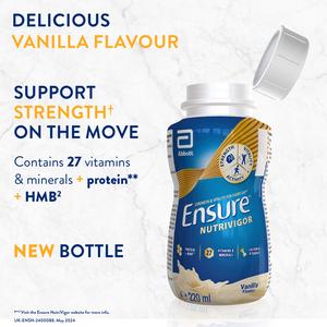 Ensure Nutrivigor Vanilla Flavour Nutritional Ready to Drink Protein Shake 220ml - gallery image 2