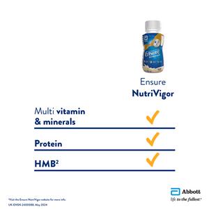 Ensure Nutrivigor Vanilla Flavour Nutritional Ready to Drink Protein Shake 220ml - gallery image 5