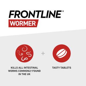 Frontline Wormer Flavoured Tablets For Dogs x2 - gallery image 2