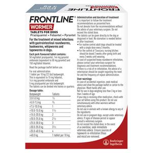 Frontline Wormer Flavoured Tablets For Dogs x2 - gallery image 4