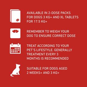 Frontline Wormer Flavoured Tablets For Dogs x2 - gallery image 5