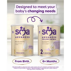 SMA Advanced First Infant Baby Milk Powder Formula From Birth 800g - gallery image 6