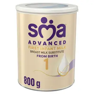 SMA Advanced First Infant Baby Milk Powder Formula From Birth 800g