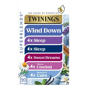 Twinings Superblends 20 x 33.2g Wind Down Collection Sleep Tea Bags