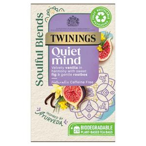 Twinings Soulful Blends Quiet Mind 20 Plant-Based Tea Bags 4...