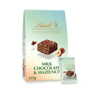 Lindt Choco Wafer Milk Chocolate & Hazelnut Sharing Box 135g