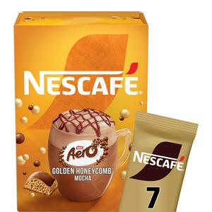 Nescafé Gold Golden Honeycomb Aero Mocha Instant Coffee Sach...