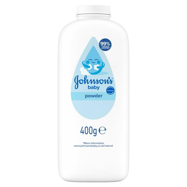 Johnson's Baby Sensitive Skin Natural Cornstarch Powder 400g - gallery image 1
