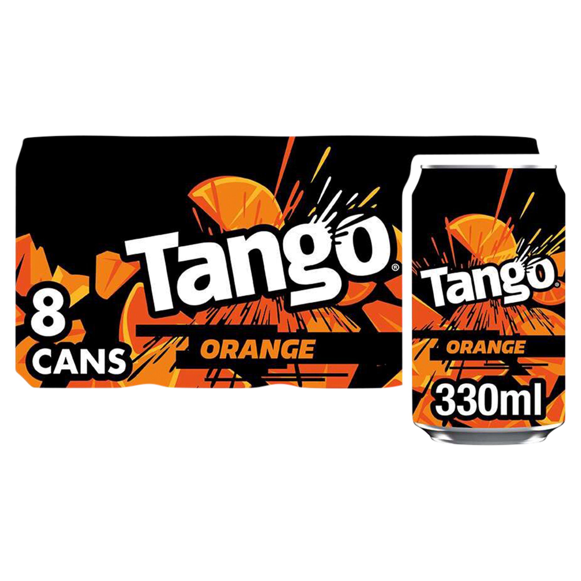 Tango Orange Original Soft Drink 8 x 330ml