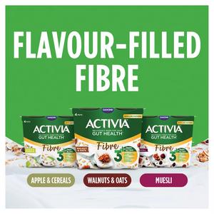Activia Fibre Walnut & Oat Gut Health Breakfast Yoghurt Multipack 4 x 115g - gallery image 5