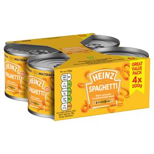Heinz Spaghetti Great Value Pack 4 x 200g - gallery image 3