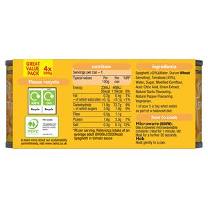 Heinz Spaghetti Great Value Pack 4 x 200g - gallery image 4