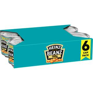 Heinz Baked Beans in a Rich Tomato Sauce 6x200g
