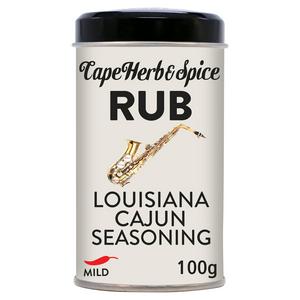 Cape Herb Spice Rub Louisiana Cajun Seasoning 100g Sainsbury's