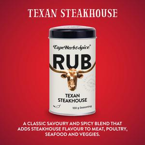 Cape Herb & Spice Rub Texan Steakhouse Seasoning 100g - gallery image 2