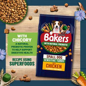 Bakers Small Dog Sensitive Tummy Chicken Dry Dog Food 2.7kg - gallery image 3