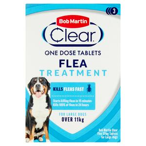 Bob Martin Clear 3 In 1 Flavoured Wormer Tablets For Dogs x4 150 144 50mg Sainsbury s