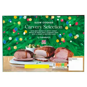 Sainsbury's Slow Cooked Carvery of Slow Cooked Meats 1.3kg