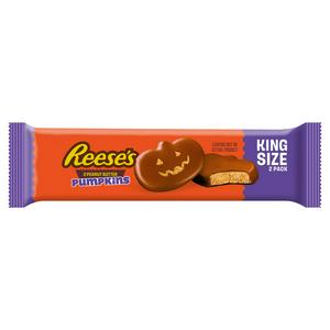Reese's 2 x Kingsize Peanut Butter & Milk Chocolate Flavoured Pumpkins 68g