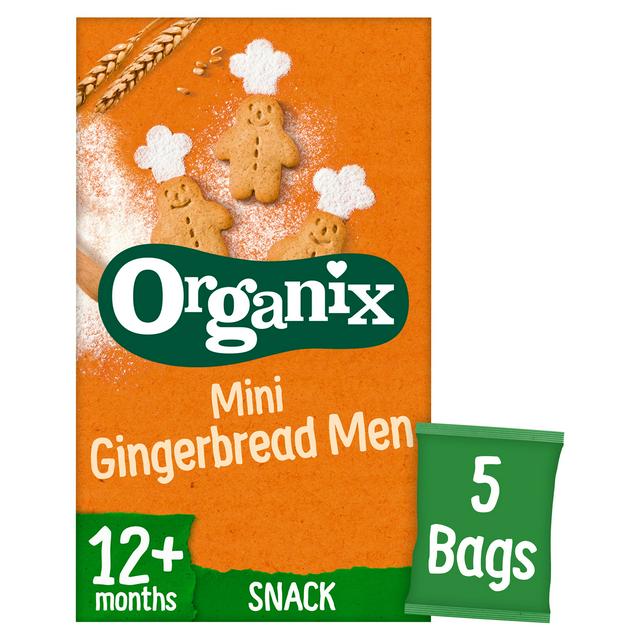 Organix Mini Gingerbread Men Biscuits 5x20g