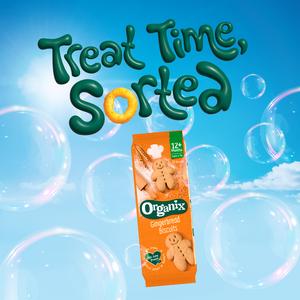 Organix 5 x 20g 12+ Months Mini Gingerbread Men Biscuits Toddler Multipack Snacks - gallery image 4