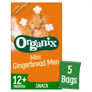 Organix Mini Gingerbread Men 5x20g