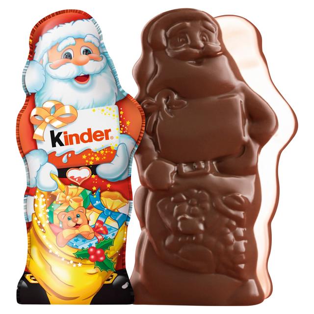 Kinder Milk Chocolate Christmas Santa Gift 110g Sainsbury's