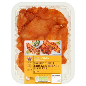 Sainsbury's Just Cook Sweet Chilli British Breast Sizzlers 385g