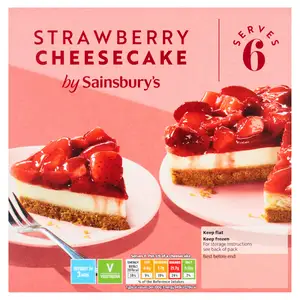 Sainsbury's Strawberry Cheesecake 550g