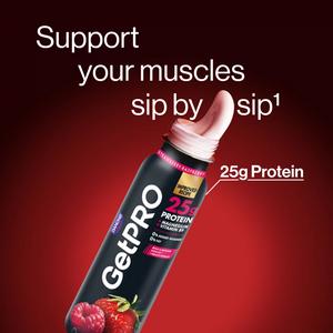 GetPro 300g Strawberry Raspberry Flavour Drinking Yoghurt - gallery image 4