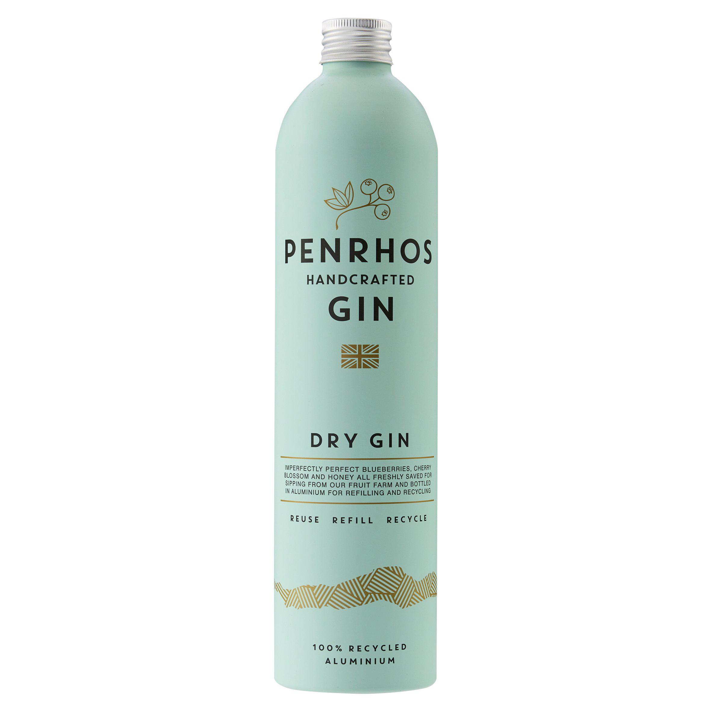 Penrhos Handcrafted Dry Gin Blueberry 70cl Bottle