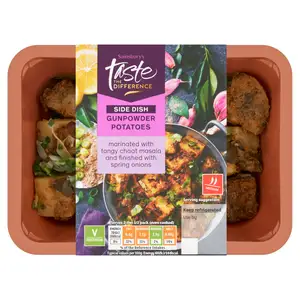 Sainsbury's Ready Meal Side For 2 Gunpowder Potatoes, Taste the Difference 250g