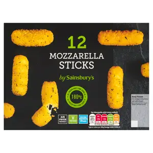 Sainsbury's Mozzarella Sticks x12 180g