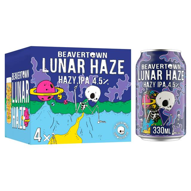 Beavertown Lunar Haze Hazy IPA x4 330ml - gallery image 1