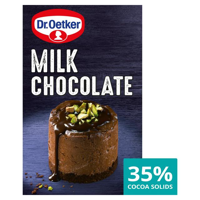 Dr. Oetker Milk Cooking Chocolate Bar 100g - gallery image 1