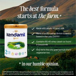 Kendamil Goat 2 Follow On Baby Milk 6-12 Months 800g - gallery image 4